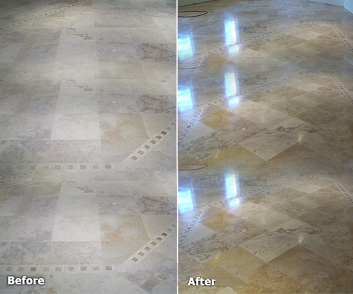 marble floor polishing, marble floor restoration and refinishing, marble floor sealing