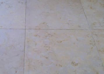 Limestone floor deep cleaning and seal