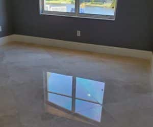 stone tile floor polishing