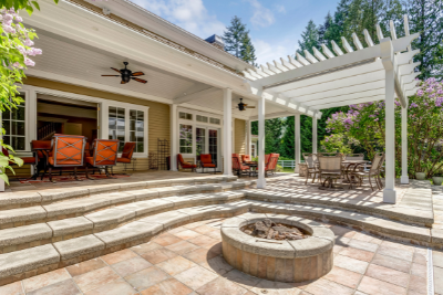 types of natural stone patios