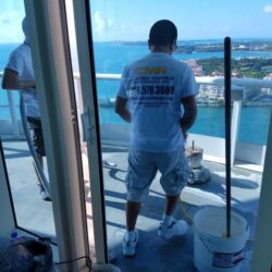 Residential Condo Balcony Marble Floor Cleaning Restoration