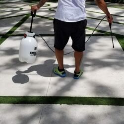 Residential Outdoor Driveway Natural Stone Cleaning