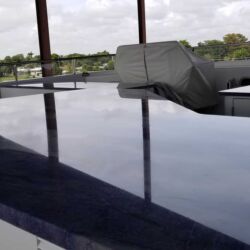 Yacht Balcony Bar Countertop Marble Restoration Polishing