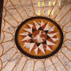 Versace mansion baroque suite bathroom floor